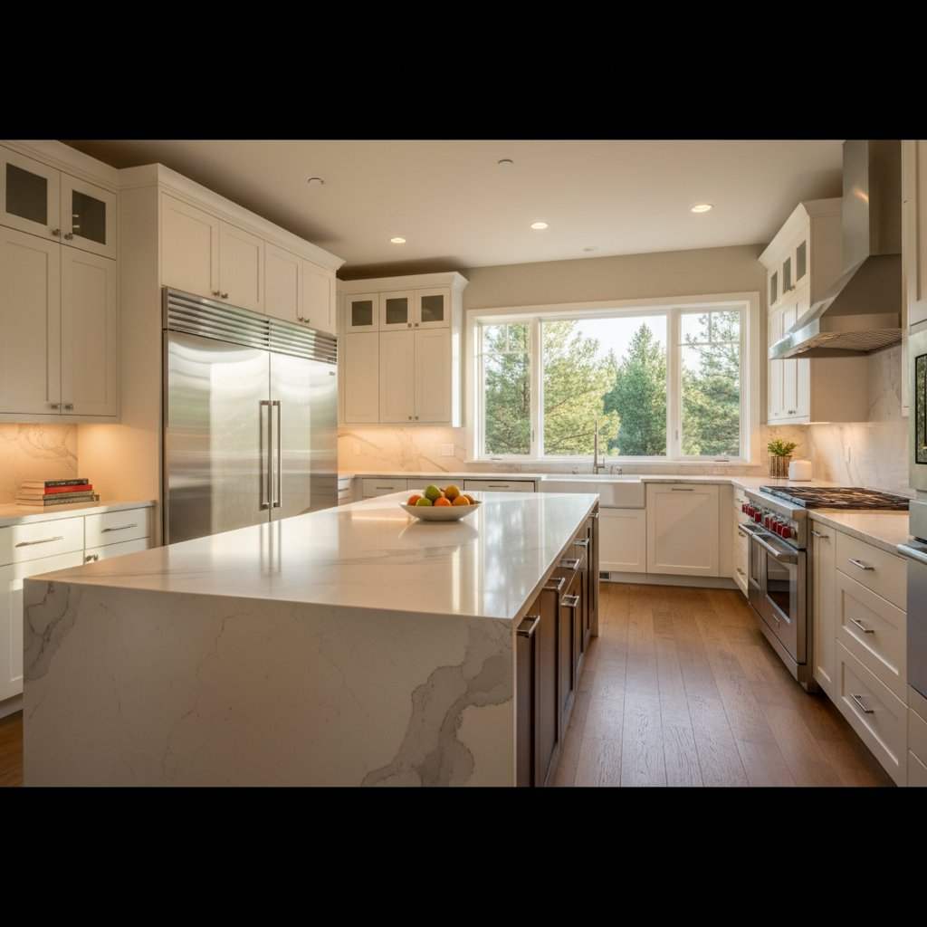 Luxury Highlands Ranch kitchen with premium appliances